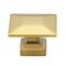Gliderite Hardware 1-3/8 in. Brass Gold Modern Square Cabinet Knob, 5PK 5101-BG-5 - alternate 1